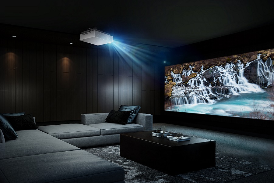 Projector Screen, Projector and Seating